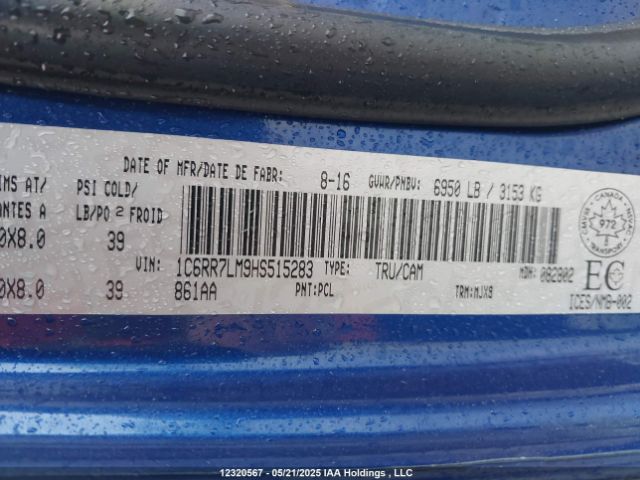1C6RR7LM9HS515283 Dodge RAM 1500