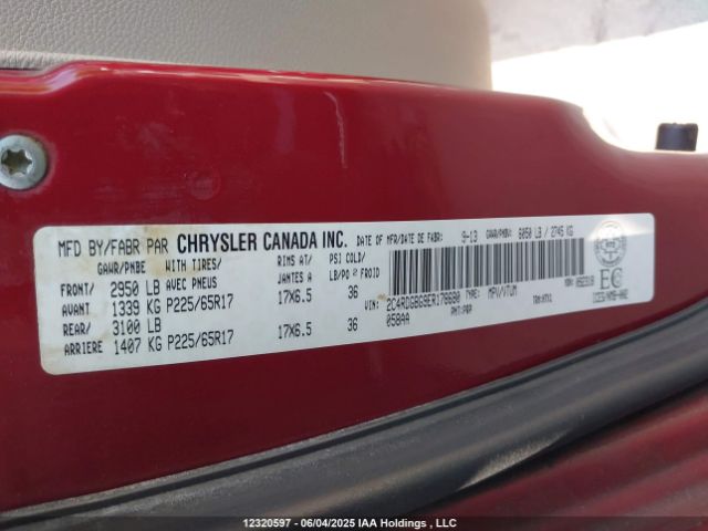 2C4RDGBG9ER178680 Dodge Grand Caravan