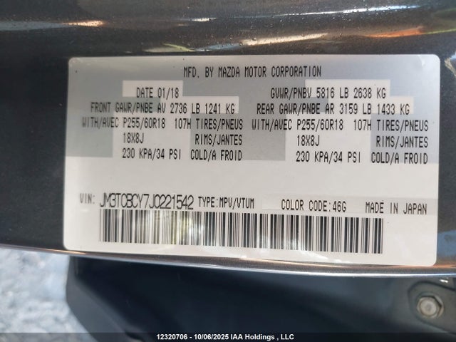 JM3TCBCY7J0221542 Mazda py turbo