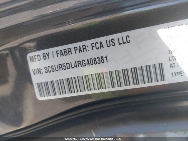 3C6UR5DL4RG408381 RAM 2024
