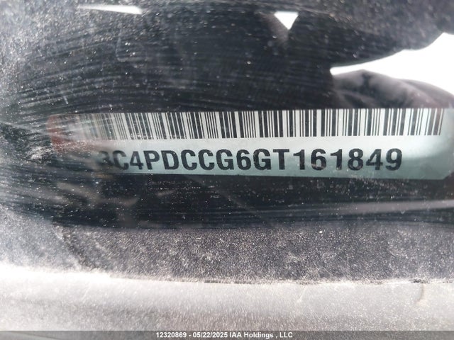 3C4PDCCG6GT161849 Dodge 2016