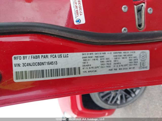 3C4NJDCB0NT164513 Jeep Compass