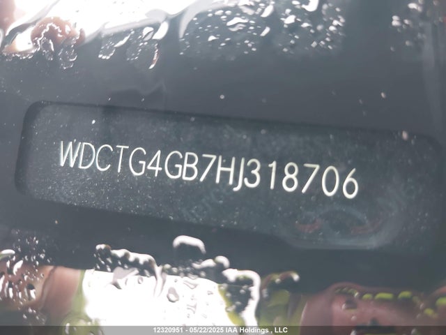 WDCTG4GB7HJ318706 Mercedes-Benz 270