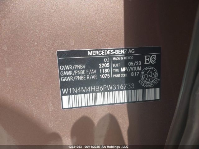 W1N4M4HB6PW316733 Mercedes-Benz Glb 250 4matic