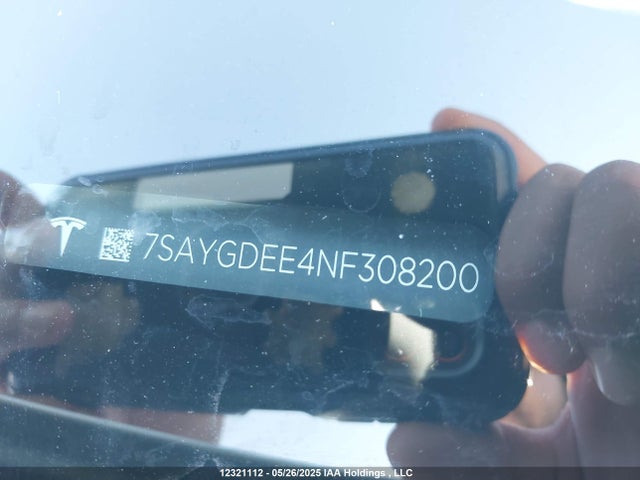 7SAYGDEE4NF308200 Tesla Model Y