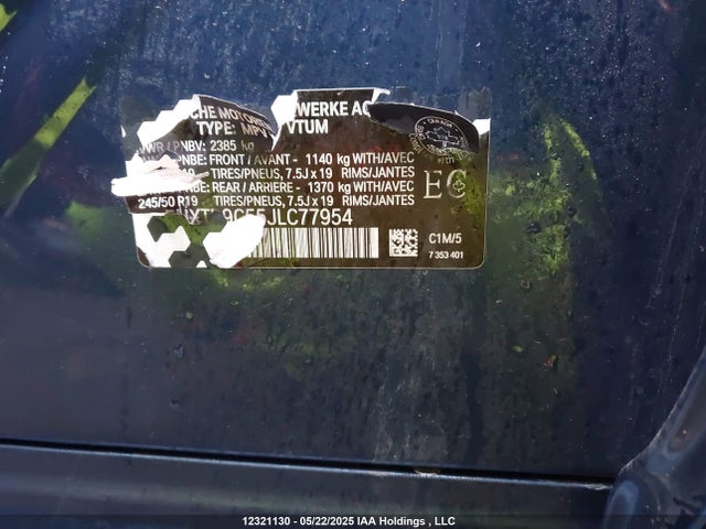 5UXTR9C55JLC77954 BMW 2018