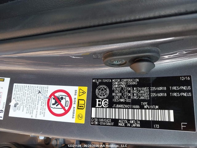 JTJBARBZXH2114686 Lexus 8ar-fts