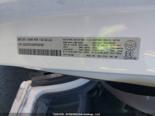 RAM 2025 2025 3C6LRVCG6SE534923 Image 17