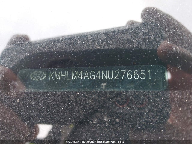 KMHLM4AG4NU276651 Hyundai mpi nu pe