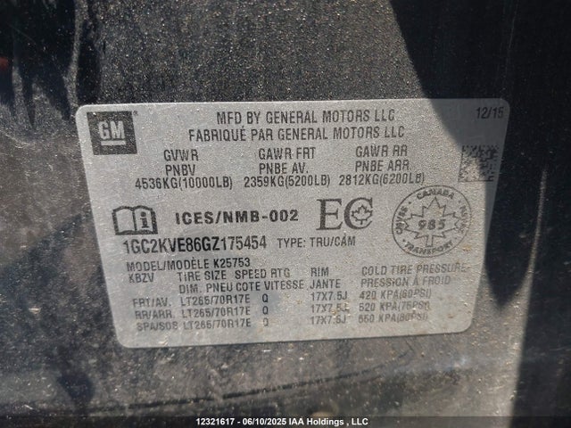 1GC2KVE86GZ175454 Chevrolet lml - pti, duramax