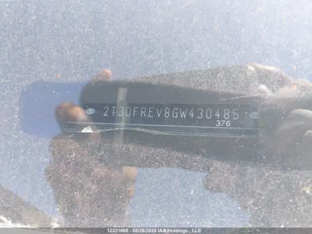 2T3DFREV8GW430485 Toyota 2ar-fe