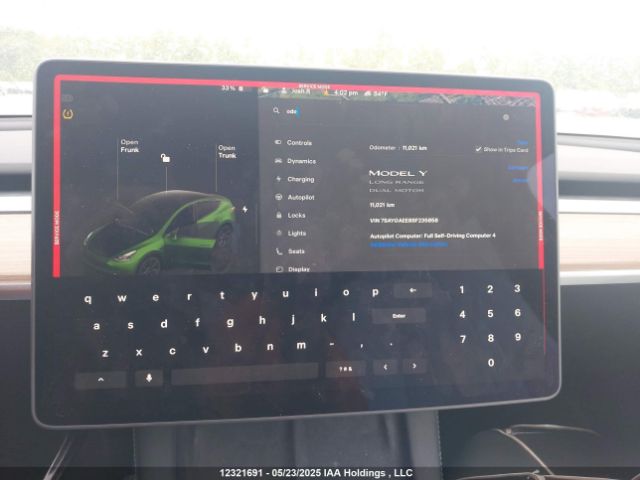 7SAYGAEE8SF235858 Tesla Model Y