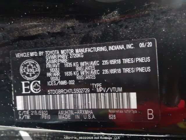 5TDGBRCH7LS502729 Toyota a25a-fxs, 5nm+4nm