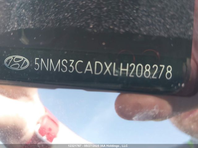 5NMS3CADXLH208278 Hyundai Santa Fe Preferred Awd