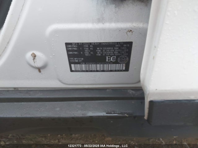 4S4BSFLCXG3216910 Subaru Legacy Outback