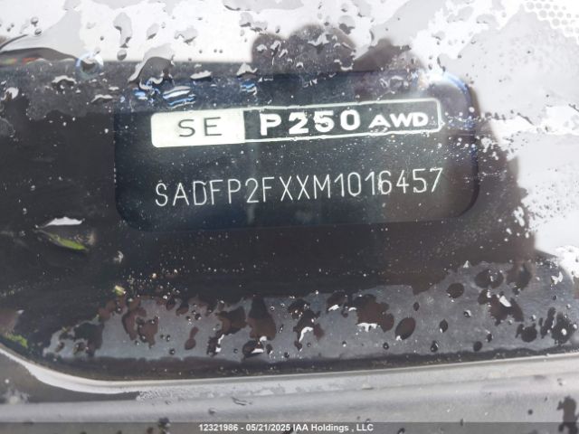 SADFP2FXXM1016457 Jaguar aj20