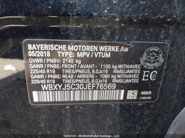 WBXYJ5C30JEF76569 BMW 2018
