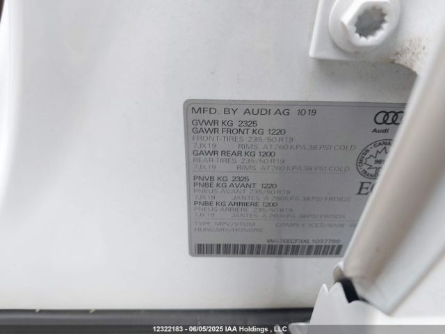 WA1EECF3XL1037799 Audi Q3