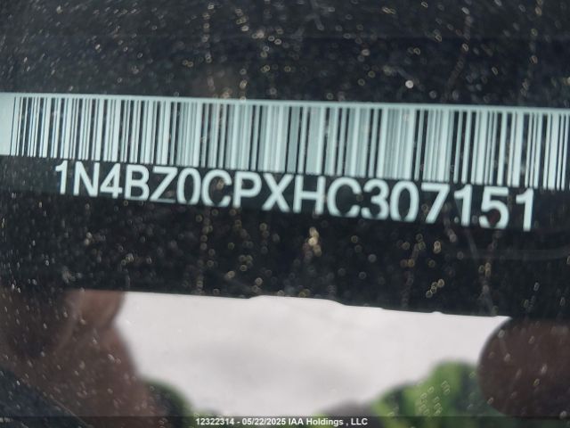 1N4BZ0CPXHC307151 Nissan Leaf