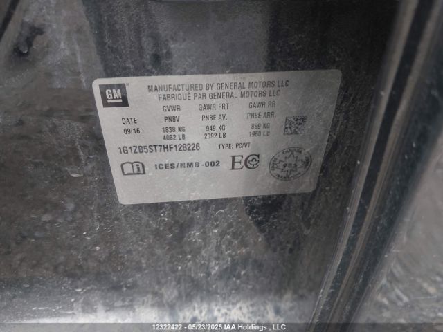 1G1ZB5ST7HF128226 Chevrolet lfv - di: direct injection, vvt: variable valve timing, gen 1