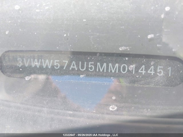 3VWW57AU5MM014451 Volkswagen Golf Comfortline/highline