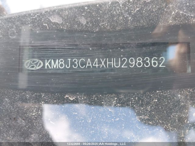 KM8J3CA4XHU298362 Hyundai Tucson Limited/sport And Eco/se