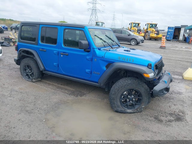 2024 Jeep Wrangler 4xe მანქანა იყიდება აუქციონზე, vin: 1C4RJXN62RW186628, აუქციონის ნომერი: 12322765