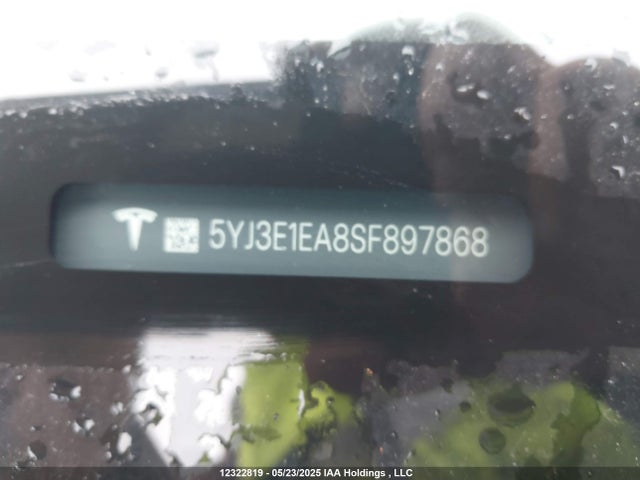 5YJ3E1EA8SF897868 Tesla MODEL 3