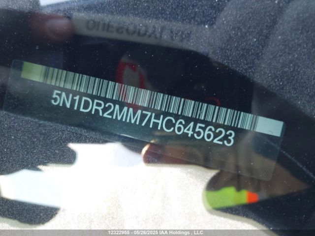 5N1DR2MM7HC645623 Nissan Pathfinder Platinum/s/sl/sv