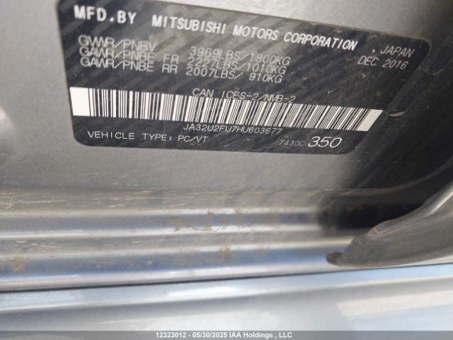 JA32U2FU7HU603677 Mitsubishi 2.0 dohc mivec