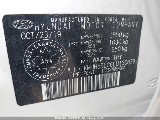 KMHH55LC6LU130879 Hyundai t-gdi gamma