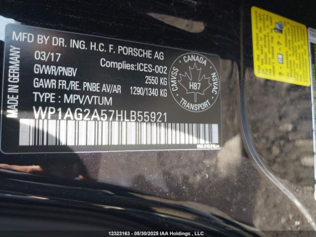 WP1AG2A57HLB55921 Porsche Macan Gts