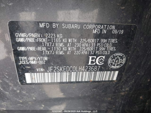 JF2SKEDC0LH423687 Subaru Forester
