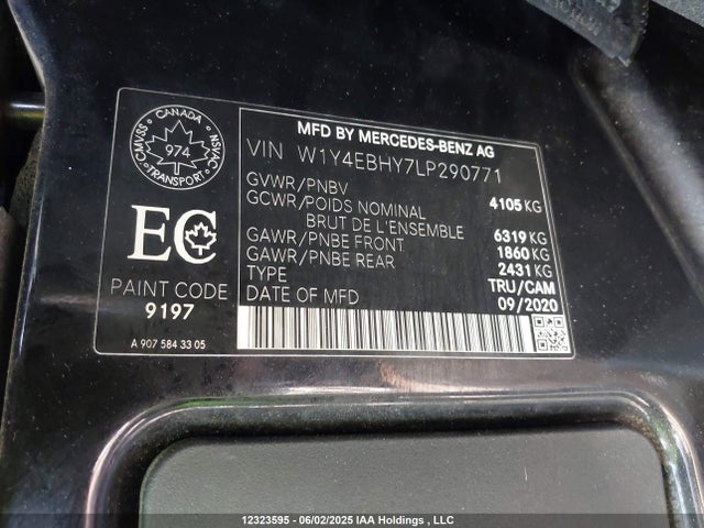 Mercedes-Benz om642 2020 W1Y4EBHY7LP290771 Image 17