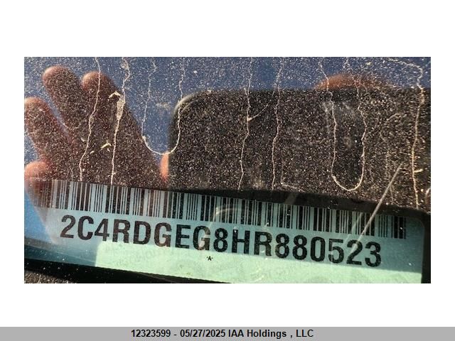 2C4RDGEG8HR880523 Dodge Grand Caravan Gt