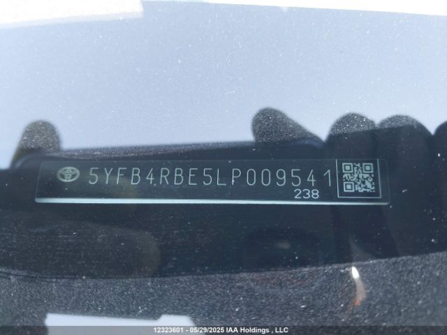 5YFB4RBE5LP009541 Toyota Corolla Se/xse