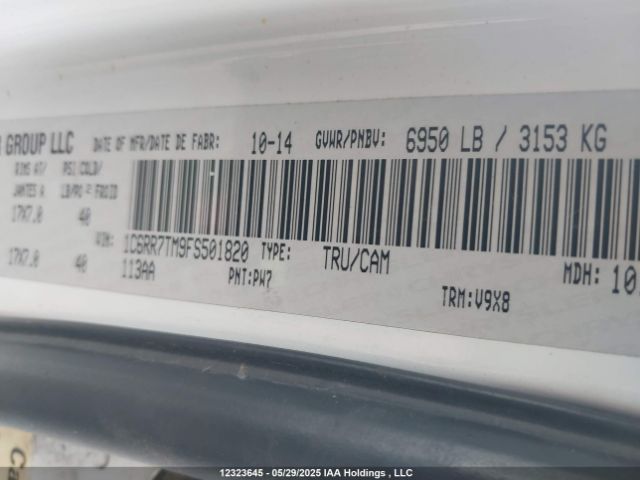 1C6RR7TM9FS501820 RAM 2015