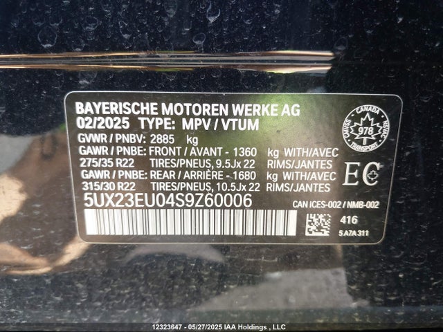 5UX23EU04S9Z60006 BMW X5