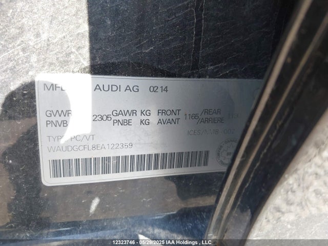 WAUDGCFL8EA122359 Audi S4