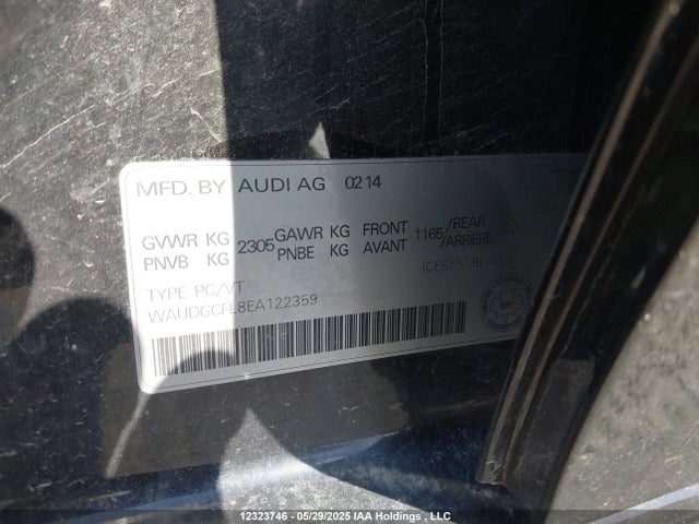 WAUDGCFL8EA122359 Audi S4