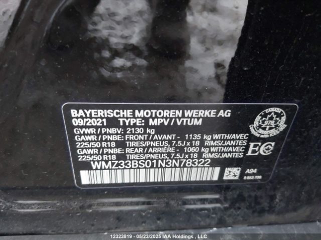 WMZ33BS01N3N78322 Mini Countryman
