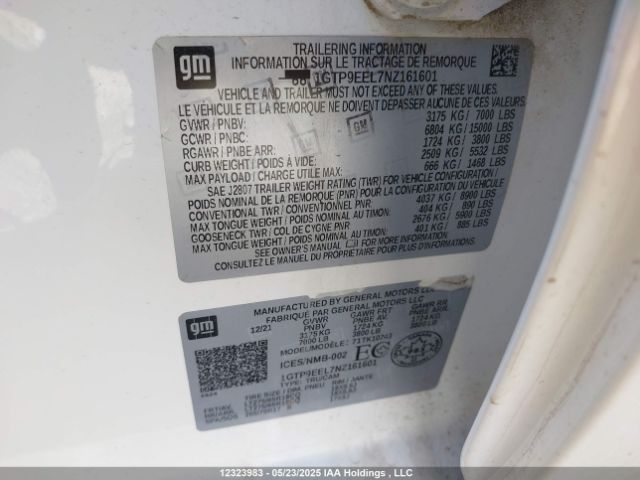 1GTP9EEL7NZ161601 GMC l87