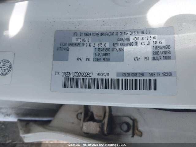 3MZBM1U72GM292507 Mazda pe