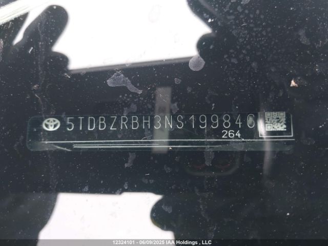 5TDBZRBH3NS199846 Toyota 2gr-fks