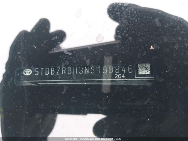 5TDBZRBH3NS199846 Toyota 2gr-fks