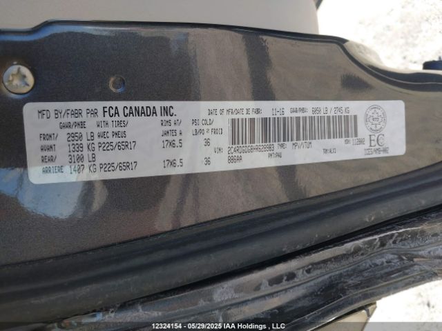 2C4RDGDG8HR628983 Dodge Grand Caravan Crew