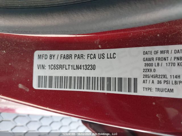 1C6SRFLT1LN413230 RAM 1500 Rebel