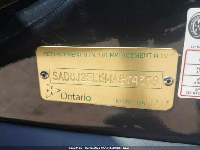 SADCJ2EU5MA674358 Jaguar i6 aj20p6