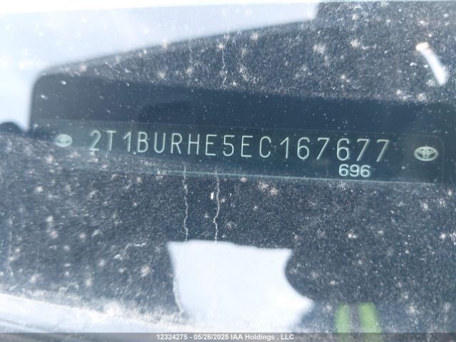 2T1BURHE5EC167677 Toyota 2zr-fe