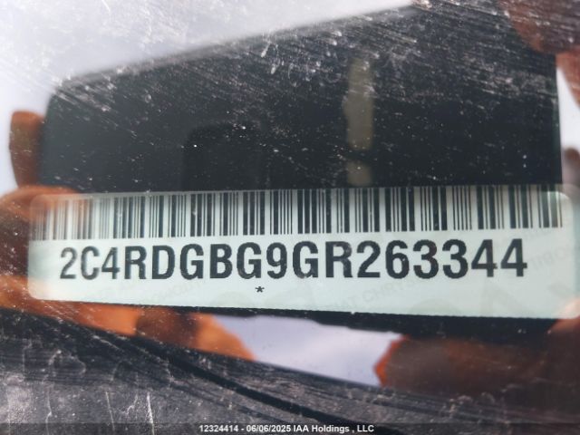 2C4RDGBG9GR263344 Dodge Grand Caravan Se/sxt